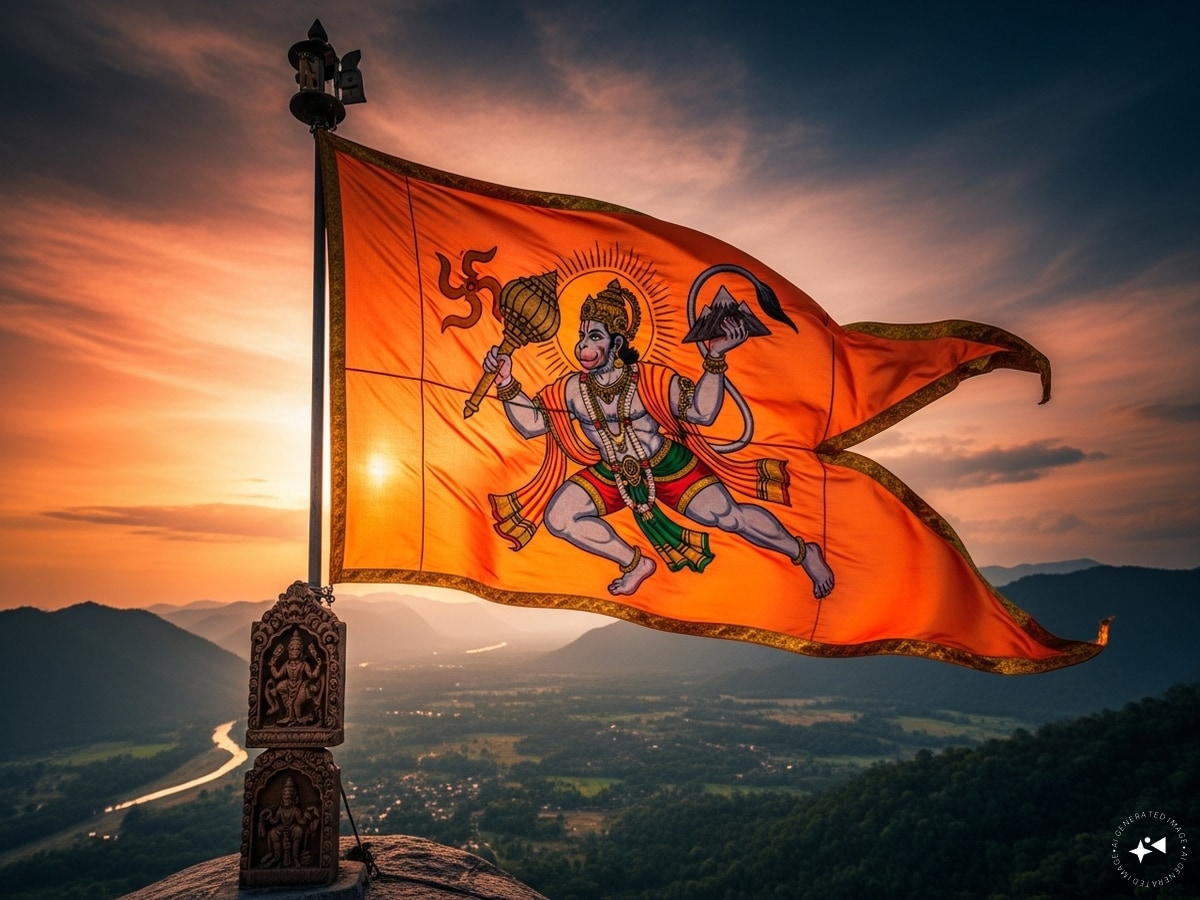 Hanuman Ji flag Hanuman Ji flag