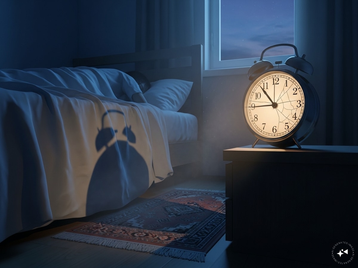 Sleeping with clock