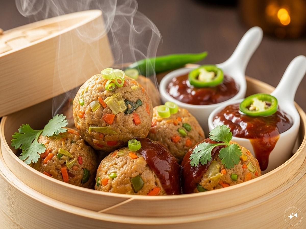 Steamed Manchurian recipe Steamed Manchurian recipe