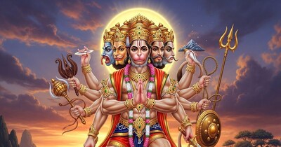 Tumkur's Panchmukhi Hanuman: World's Largest Idol, Dispels Fear & Enemies!