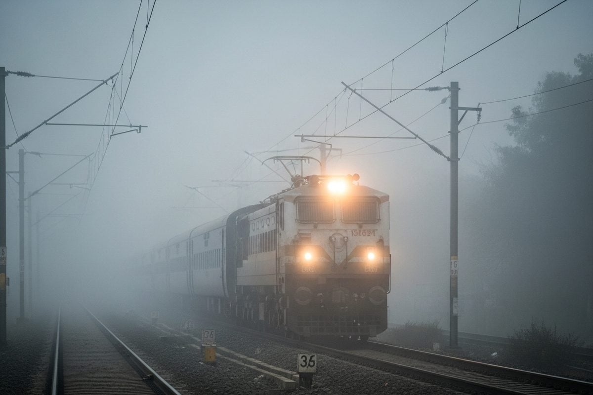 कोहरे के दौरान किस आधार पर ट्रेनें होती हैं कैंसिल बता रहा है रेलवे