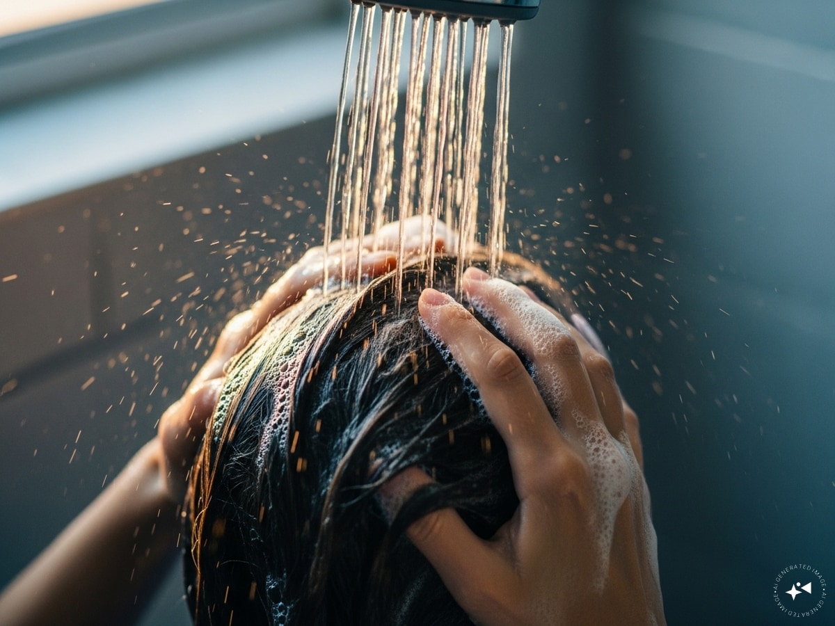 hair washing hair washing