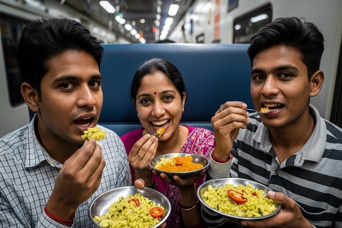 ट्रेन लेट होने पर अब खिचड़ी नहीं पोहा राजमा-चावल छोले-चावल मिलेगा