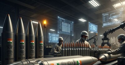भारत ने गोला-बारूद के क्षेत्र में आत्मनिर्भरता हासिल कर ली है. (एआई इमेज)