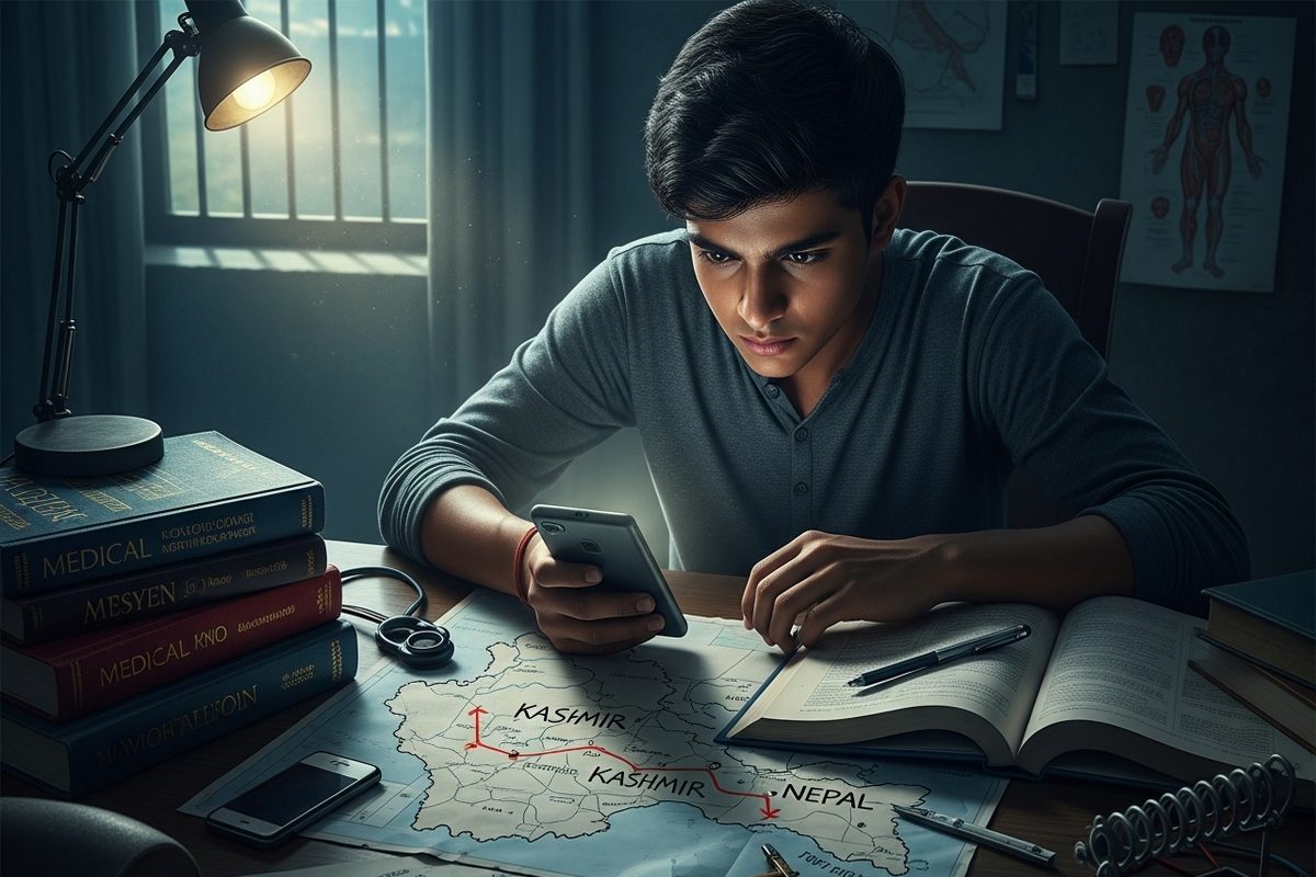 19 साल का लड़का डॉक्‍टरी की तैयारी और खौफनाक इरादे कश्मीर टू नेपाल कनेक्‍शन