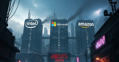 Intel, Amazon, TCS Lead 1.2 Lakh+ Tech Layoffs in 2025 Due to AI