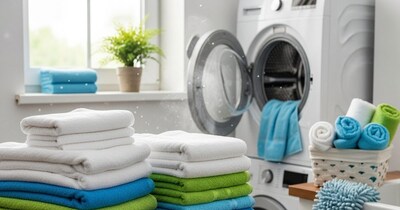 तौलिया धोने का सही तरीका