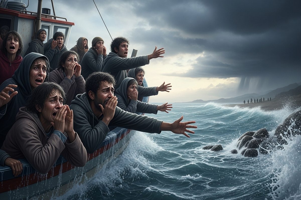 1000 km दूर से आई नाव सवार थे 13 लोग पुलिस ने जैसे ही पूछा नाम- मचा हड़कप