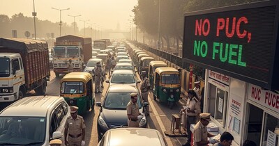 Delhi Cracks Down: 3746 Challans, 61K PUCs Issued in 24 Hours Amidst 'No Fuel' Rule