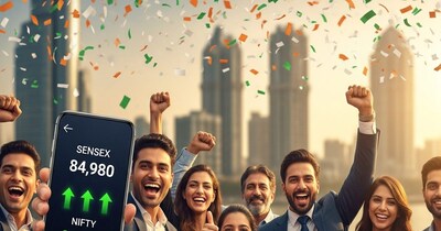 Sensex-Nifty Soar: US Inflation, Trade Deal Fuel Market Rally Today