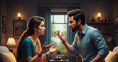 तलाक का नोटिस भेजने पर बेरोजगार पति ने पत्नी को गोलियों से भूना. 