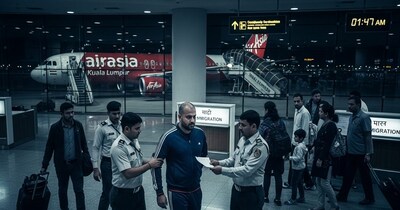 जयपुर एयरपोर्ट पर गिरफ्तारी