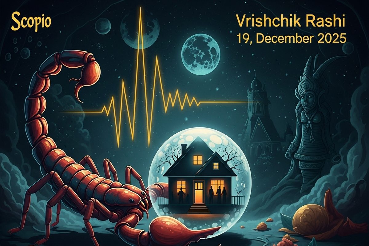 वृश्चिक राशि: स्वास्थ्य में उतार-चढ़ाव, घरेलू कलह व छिपे शत्रुओं का रहेगा भय