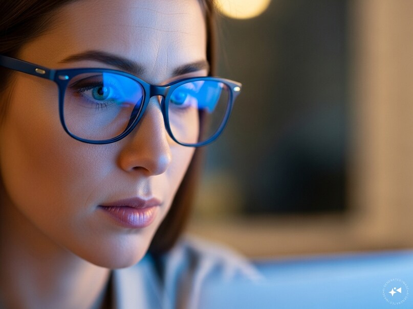 do blue light glasses work, blue light glasses eye damage myth, digital eye strain causes, screen time eye health tips, ophthalmologist on blue light glasses, blue light glasses scientific evidence, ब्लू लाइट चश्मे के फायदे, क्या ब्लू लाइट से बचाते हैं चश्मे, स्क्रीन से आंखों को होने वाले नुकसान, ब्लू लाइट ग्लासेस के फायदे और नुकसान