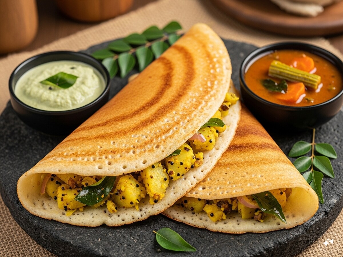 Aloo Onion Dosa
