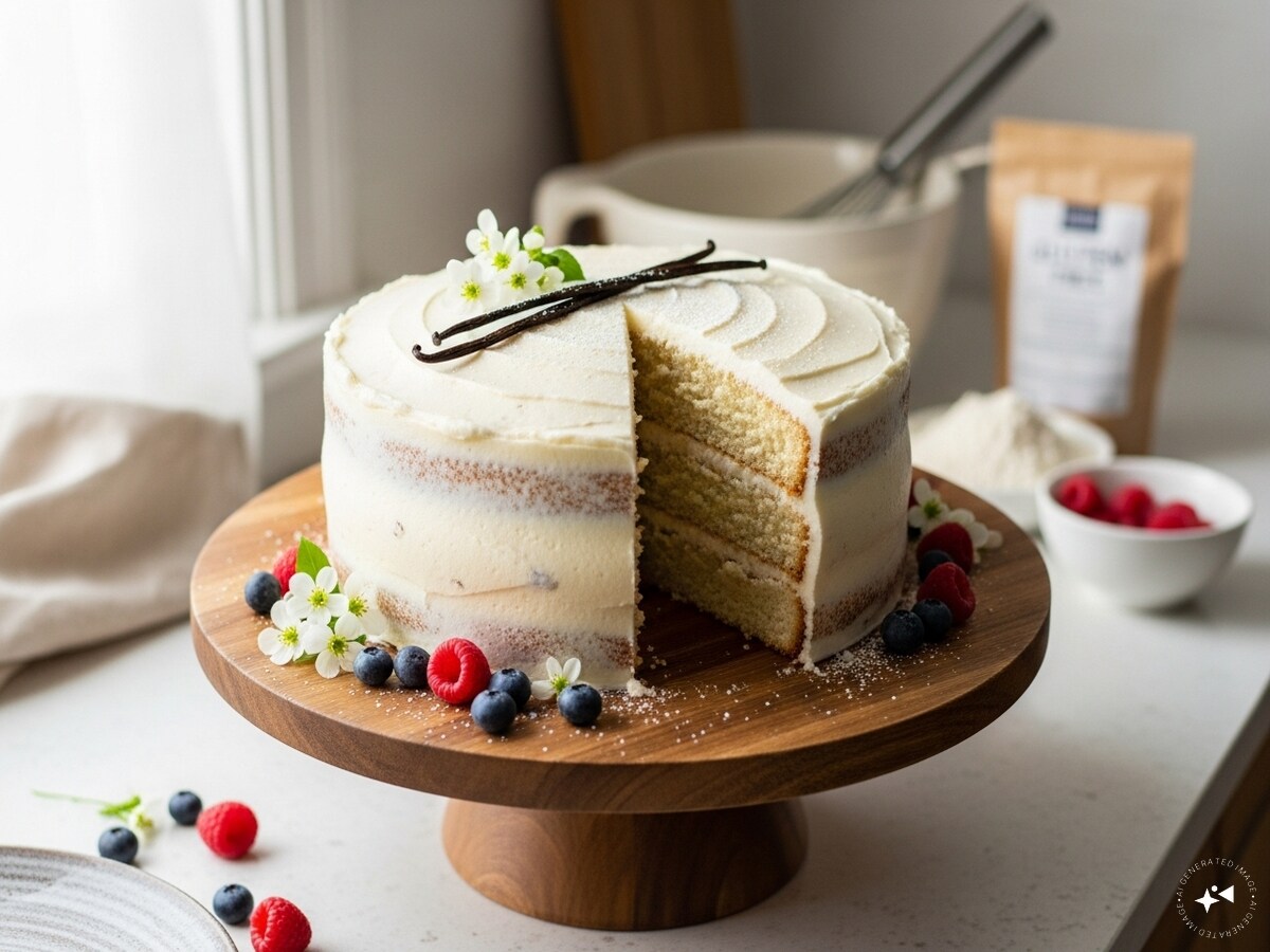 Gluten-free vanilla cake recipe Gluten-free vanilla cake recipe