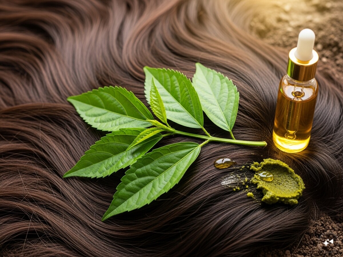 Bhringraj leaves for hair