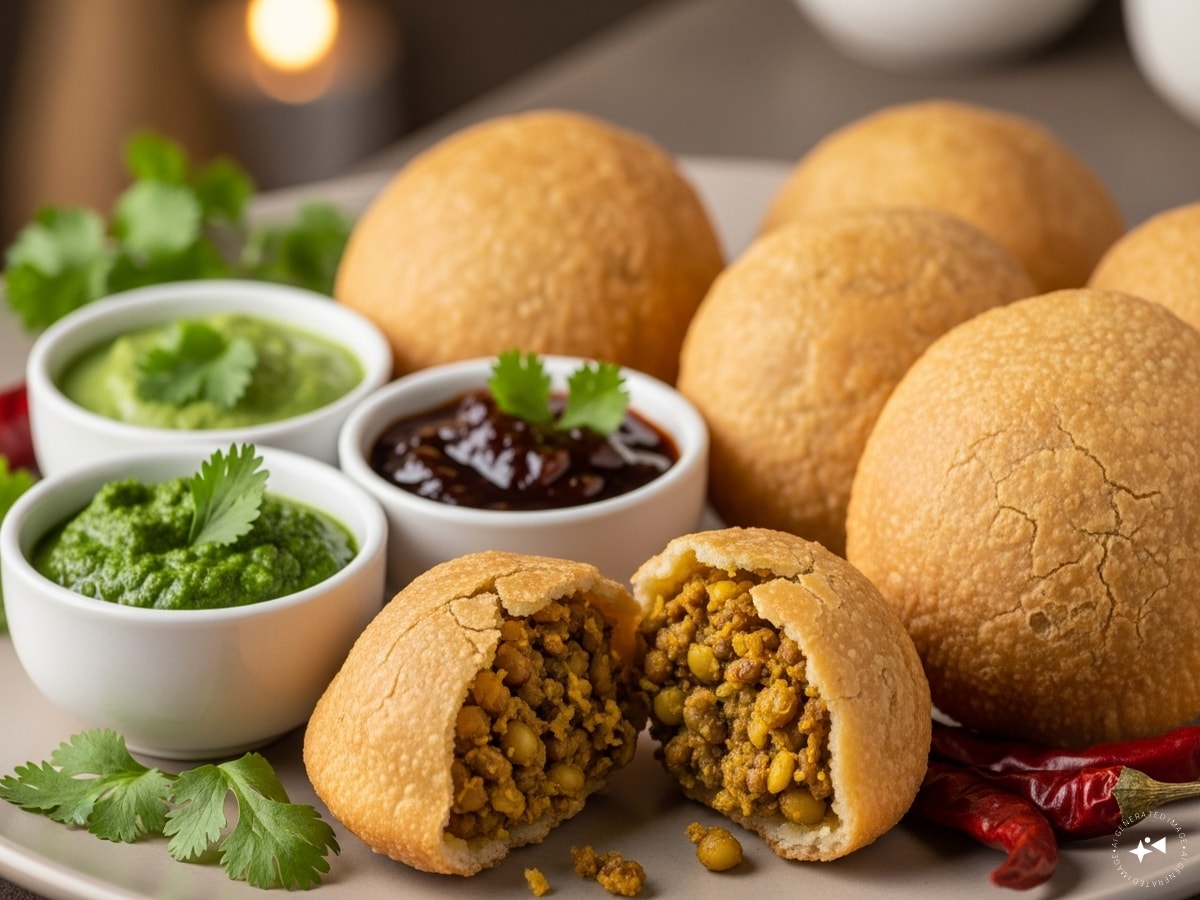 Moong Dal Kachori Moong Dal Kachori