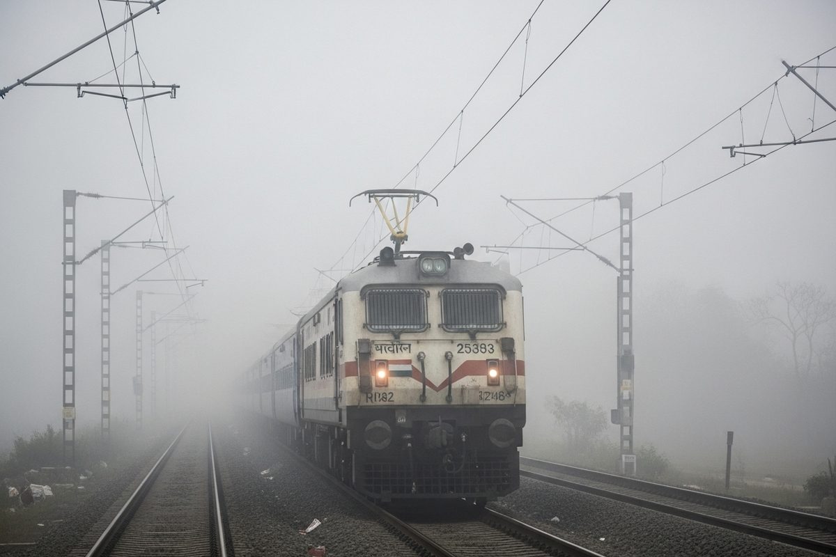 कोहरे की वजह से उत्‍तर भारत में 80 से अधिक ट्रेनें 10 घंटे तक लेटदेखें लिस्‍ट