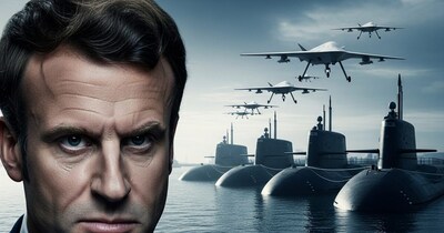 फ्रांस की परमाणु पनडुब्बियों के ऊपर मंडराए ड्रोन.