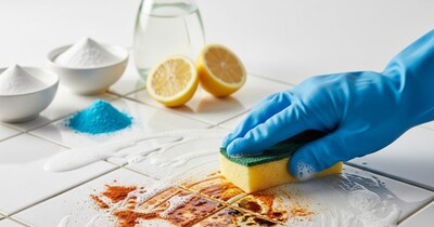 टाइल्स चमकाएं