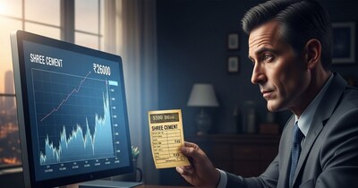 निवेशक ने ₹45 के Shree Cement शेयर बेचे, आज ₹26,000 के होते: सब्र का सबक.