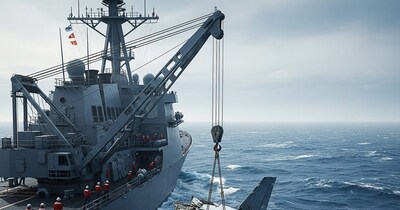 अमेरिका ने समुद्र से अपने क्रैश जेट और ड्रोन का मलबा निकाला.