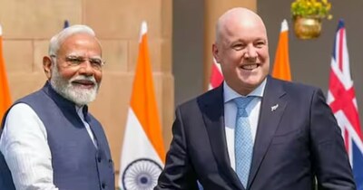 पीएम मोदी के साथ न्यूजीलैंड के पीएम. 