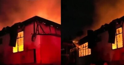 इंडोनेशिया के रिटायरमेंट होम में आग. 