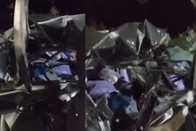 अमरोहा में भीषण सड़क हादसा, मौके पर ही चार की मौत, पिकअप में जा घुसी कार