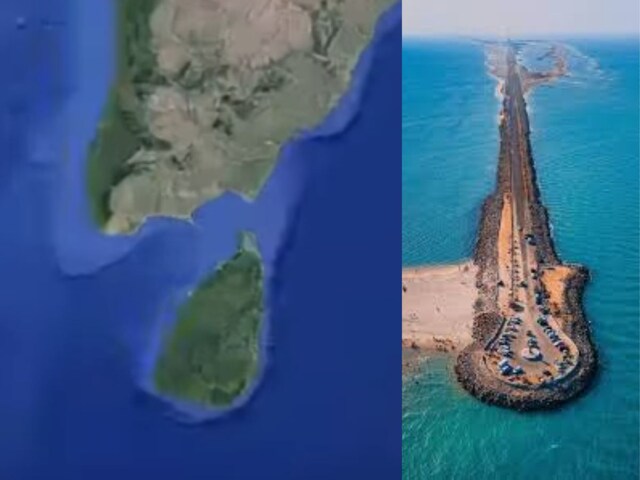By what name is the last end or city of India known on the map? Was this Ram Setu?