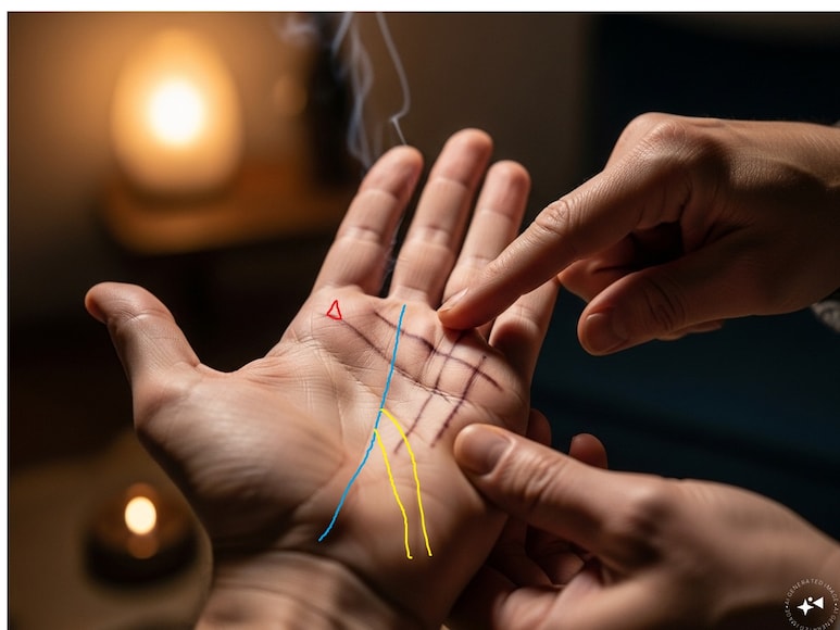 Luck Line In Hand, very lucky line for marriage, shadi ke baad kismat badalne wali rekha