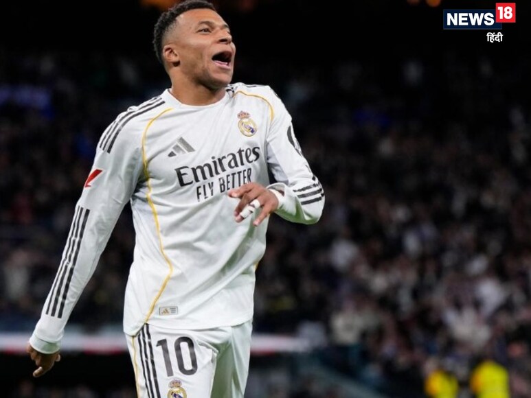 Kylian Mbappe, Cristiano Ronaldo, Mbappe equalled Ronaldo's record, Real Madrid, football record, Mbappe equals Ronaldo record, किलियन एम्बाप्पे, रोनाल्डो, एम्बाप्पे रिकॉर्ड