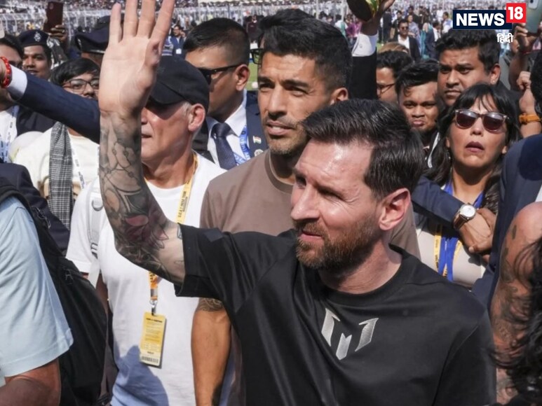 Lionel messi, Lionel messi india visit, Lionel messi Mumbai visit, Lionel messi Kolkata visit, Lionel messi Hyderabad visit, Lionel messi security tight, Lionel messi india visit 2025, लियोनल मेसी