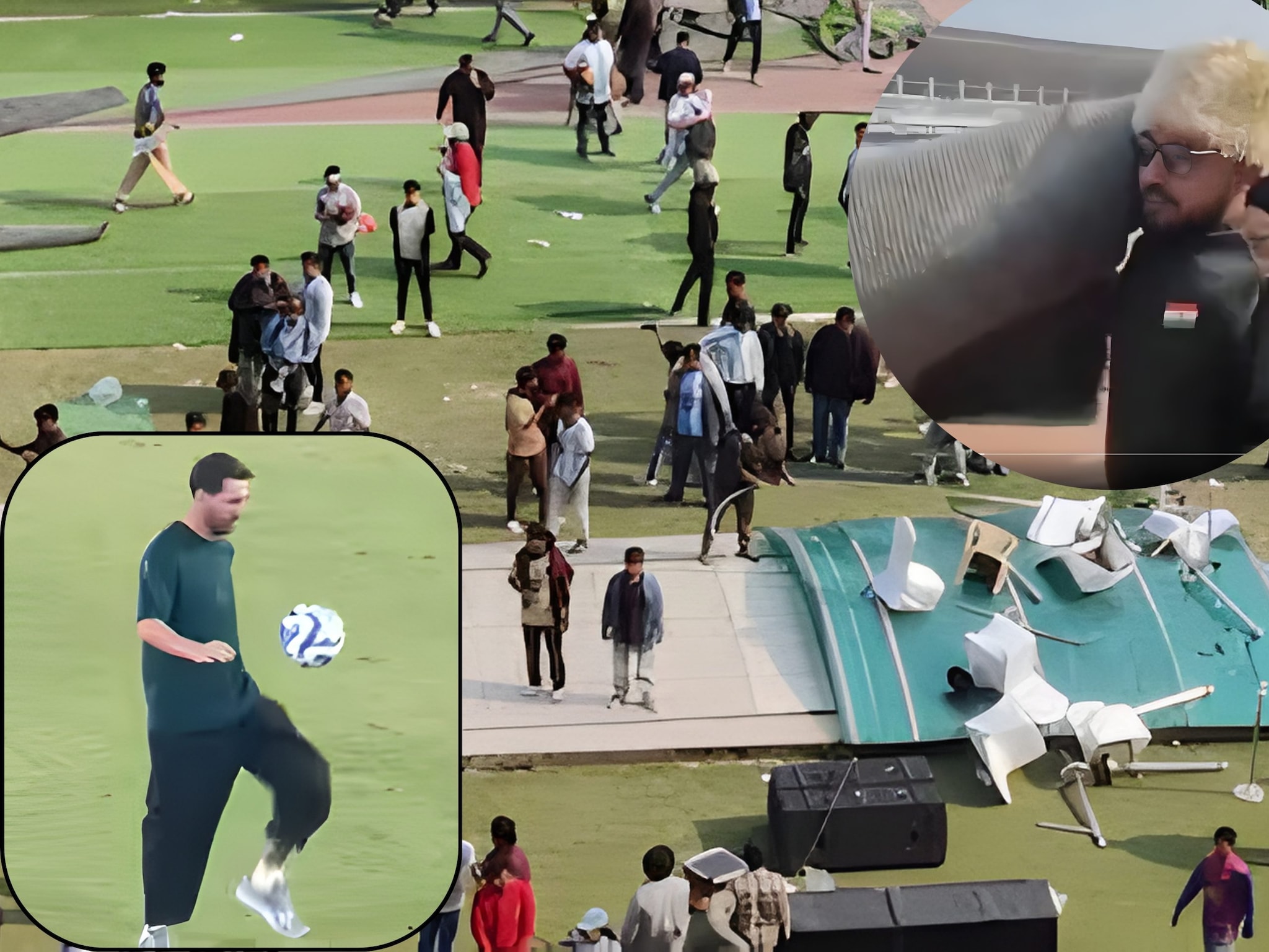 मेसी से मिलने आए उठा ले गए कालीन बिहार को बदनाम करने वाले देख लें ये तस्वीर