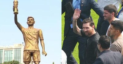 Lionel Messi India Goat Tour के लिए मेसी पहुंचे भारत.