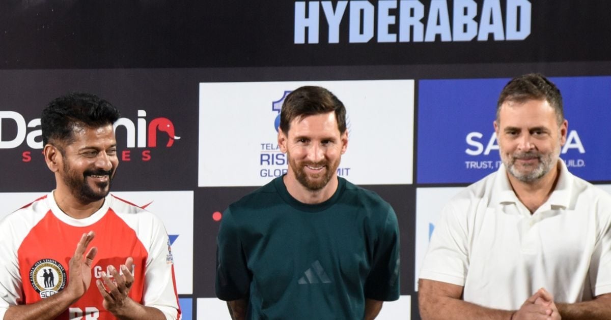 मेसी पर सियासी संग्राम: राहुल की मुलाकात पर BJP का तंज, फैन क्या दूर से देखेगा