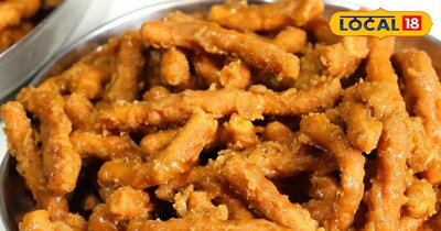 सर्दियों में छा गई देसी गुड़ सेव, बिना मशीन बनी हेल्दी और एनर्जी से भरपूर स्नैक