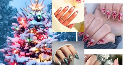 6 Christmas Nail Art Designs: From Pine Trees to Candy Canes