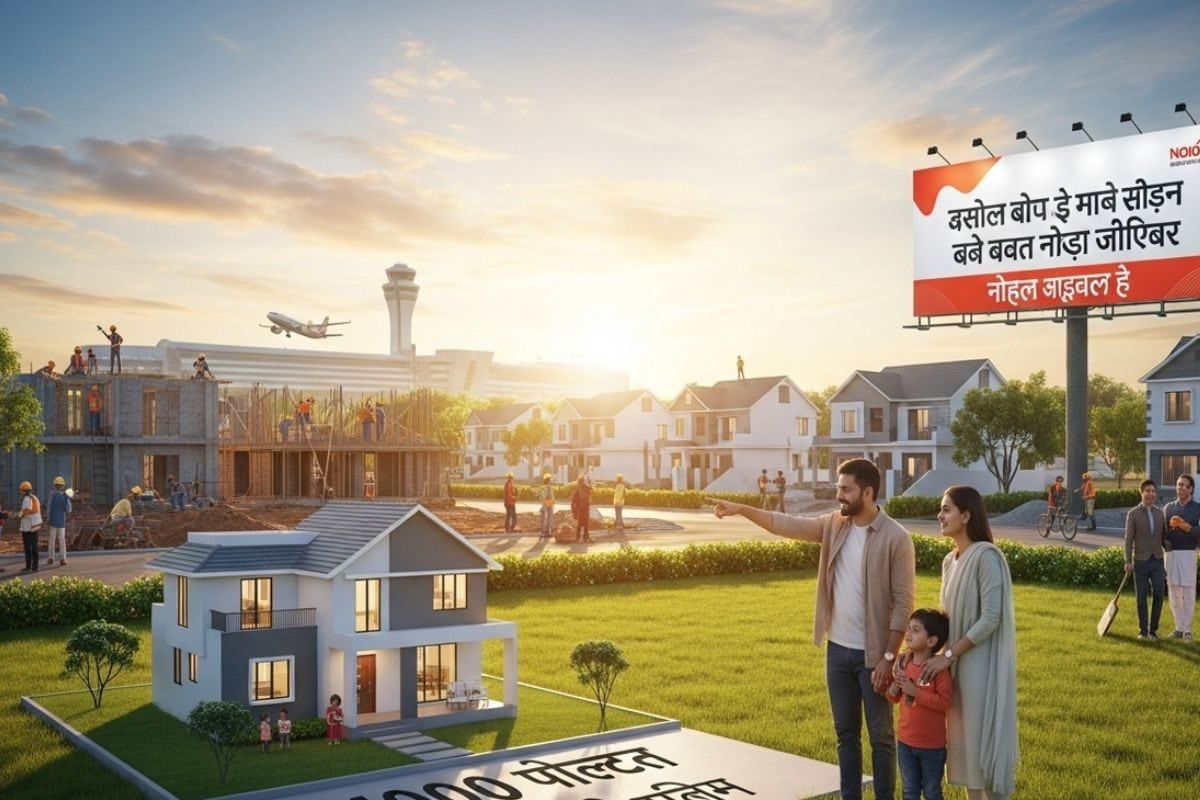 नोएडा एयरपोर्ट के पास अब सपनों का घर होगा अपना अथॉरिटी लेकर आई नई स्कीम