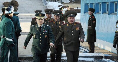 उत्तर कोरिया और दक्षिण कोरिया के बीच का बॉर्डर. (Credit-Reuters File)