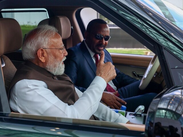 PM के इथियोपिया दौरे में छाया रहा वंदे मातरम, ड्राइव कर छोड़ने आए प्रधानमंत्री