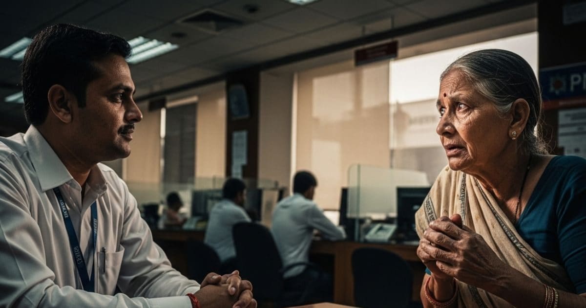 लुटने ही वाली थी महिला, तभी फर‍िश्ता बनकर आया मैनेजर, और बचा लिए 1.13 करोड़