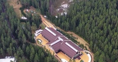 इसे बताया जा रहा पुत‍िन का घर, लेकिन पुष्टि नहीं. 