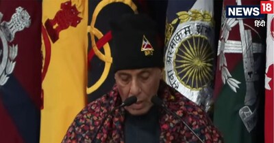 Leh Ladakh 125 Project: रक्षा मंत्री राजनाथ सिंह ने लेह लद्दाख में 125 प्रोजेक्‍ट का रविवार 7 दिसंबर 2025 को उद्घाटन किया. (फोटो: ANI)  