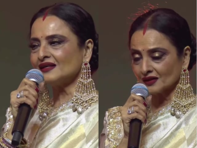 गोल्डन साड़ी-कान में झुमके, अप्सरा सी खूबसूरत बन रेड सी फिल्म फेस्टिवल पहुंचीं