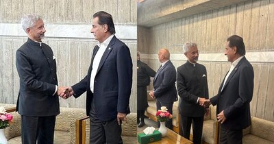 पाकिस्तान NA स्पीकर अयाज सादिक से मिले जयशंकर