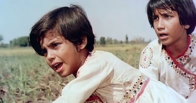 फिल्म मदर इंडिया का सीन