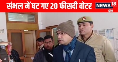 Sambhal News: संभल में घट गए 20 फीसदी से अधिक वोटर 