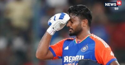 संजू ने पांचवें टी20 मैच में खेली शानदार पारी. 